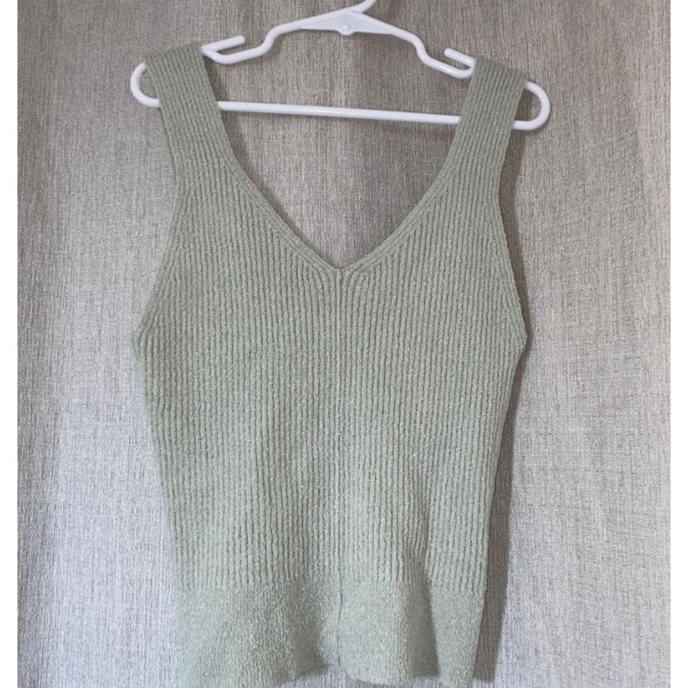 Sage green tank top